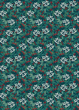 All Wrapped Up - Christmas by Jocelyn Proust - green, red and white pattern