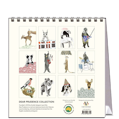 Dear Prudence Desk Calendar 2026 - back