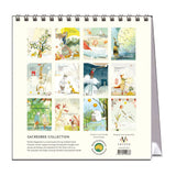 Calendar with illustrations of animals and nature, featuring the SacredBee Collection by Verve.