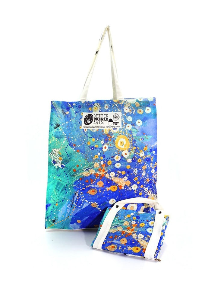 Foldable Cotton Bag - Stephen Jupurrula Nelson