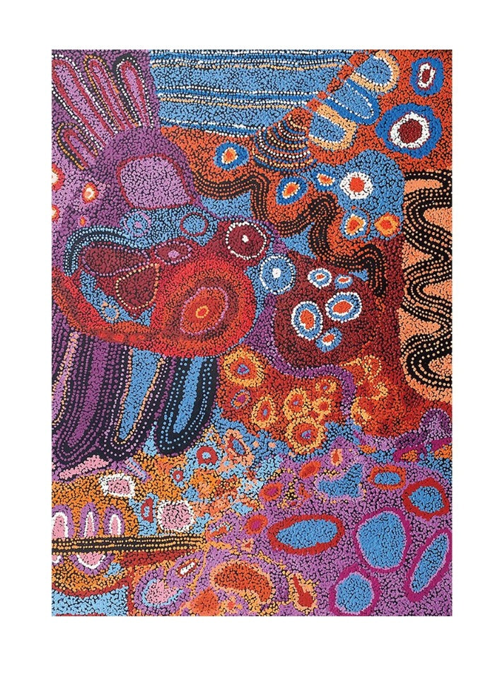 Large blank card with artwork by Andrea Adamson.