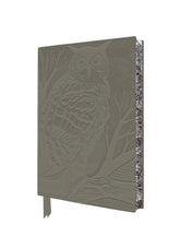 Notebook with owl design on a white background
