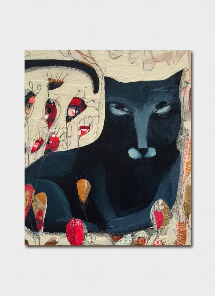 Anthea Stead Art Card - Cat