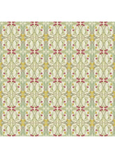 Patterned paper with floral design on a white background