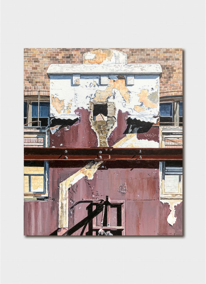 Sandi Rigby art card - Derrin Bros Warehouse, Balmain