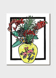 Fleur Rendell art card - Kangaroo Paws