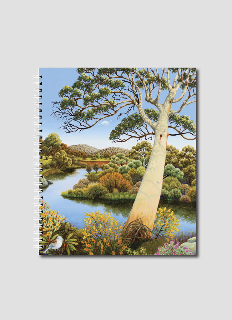 Annie Franklin Small Notebook - Murrumbidgee Riverbend, Yaouk (Detail)