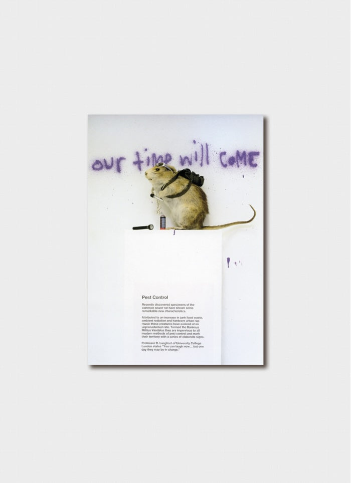 Banksy card - Our Time Will Come