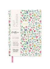 Cover of Cath Kidston diary with flowers and bugs in colour on a white background.