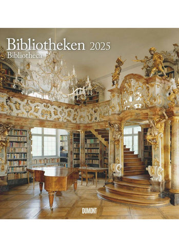 Bibliotheca Large Wall Calendar 2025