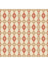 Patterned paper with geometric design on a beige background