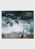 Melanie Hava Art Card - Brolga's Raindance