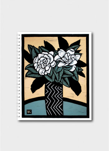 Bruce Goold Small Notebook - Gardenias