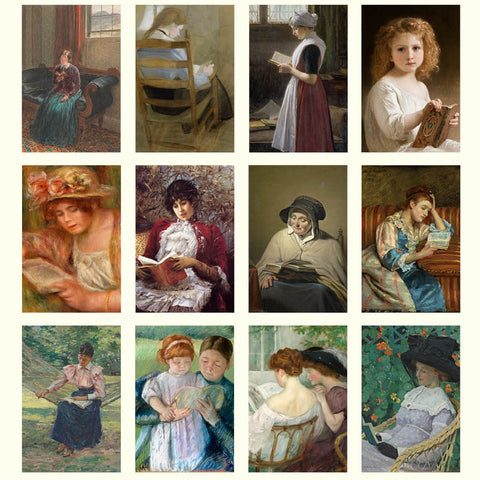 The Reading Woman Desk Calendar 2026 - images