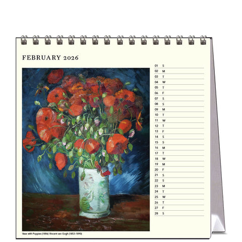 Still Life Desk Calendar 2026 - month