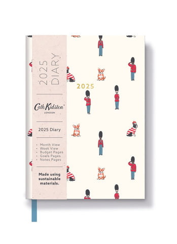 Cath Kidston A6 Small Linen Diary 2025 - Guards Ditsy