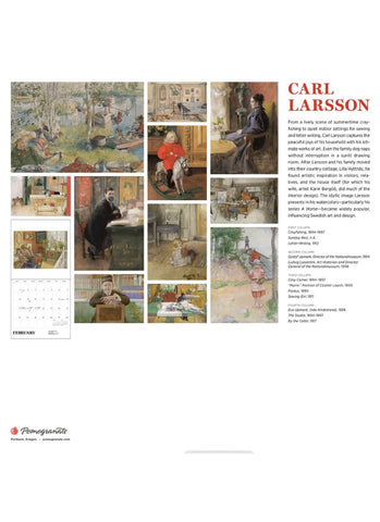 Carl Larsson Wall Calendar 2026
