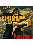 Front cover4 of a CInema Noir calendar with King Kong holding a blond woman.
