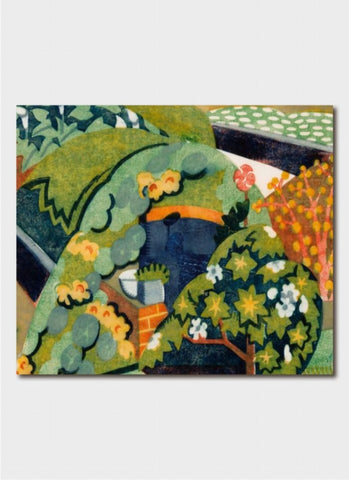 Dorrit Black Art Card - Corner of the Garden
