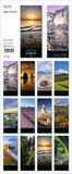 Calendar cover with scenic images of nature and 'Spirit of Earth' text