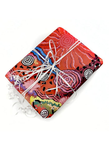 Gift Wrapping Paper 4 individual pieces - Damien and Yilpi Marks.