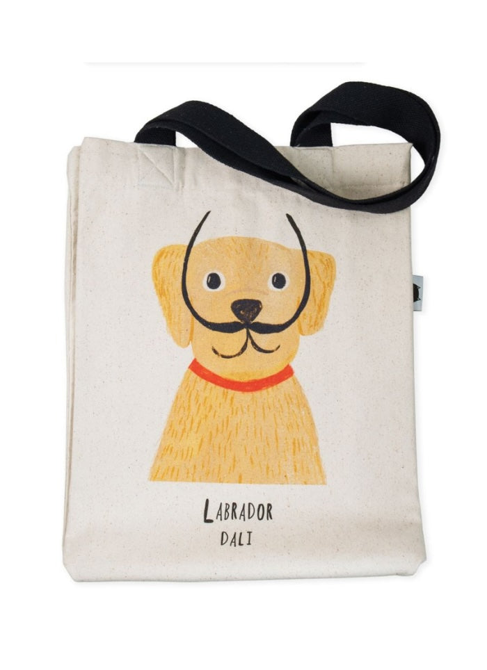 A Labrador Dali tote bag by Niaski.