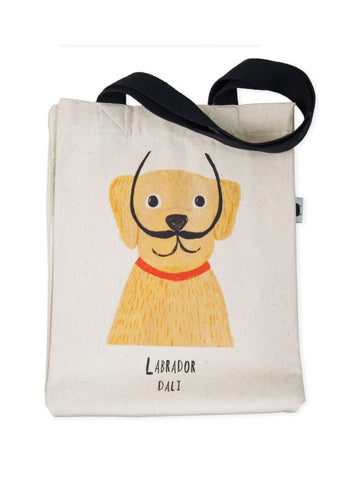A Labrador Dali tote bag by Niaski.