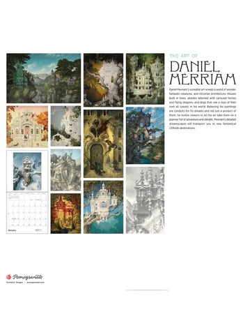 The Art Of Daniel Merriam Wall Calendar 2026