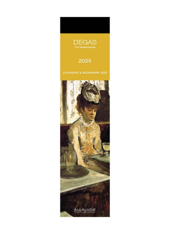 Degas Bookmark Calendar 2025