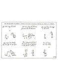 Leunig cartoon card - Duck Study