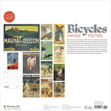 Collection of vintage bicycle posters on a white background