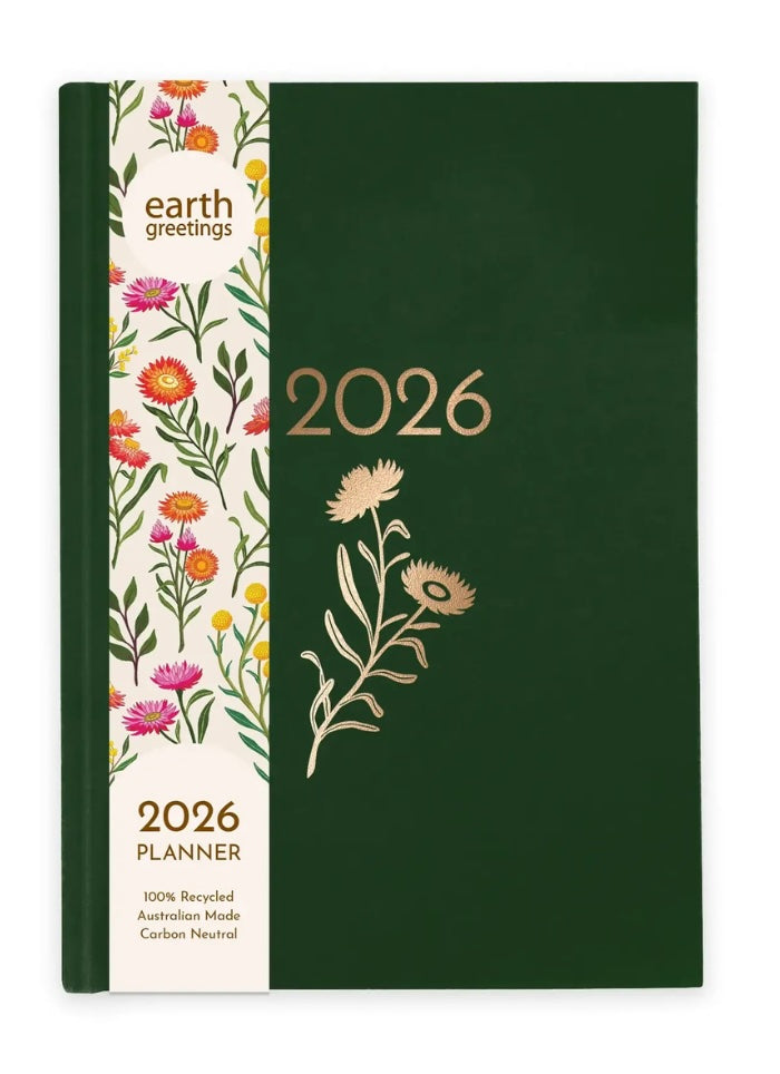 2026 Earth Greetings A5 Planner - Forest