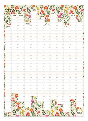 2026 Earth Greetings' Negin Maddock Wall Planner