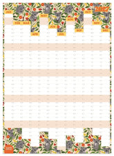 2027 wall planner by Earth Greetings featuring flowers and koalas.