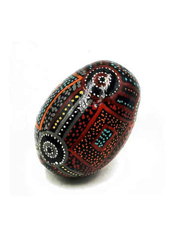 Ornamental Egg Lacquerware - Mary Napangardi Brown