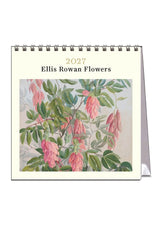 2027 Ellis Rowan Flowers calendar with floral design on a white background