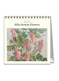 2027 Ellis Rowan Flowers calendar with floral design on a white background