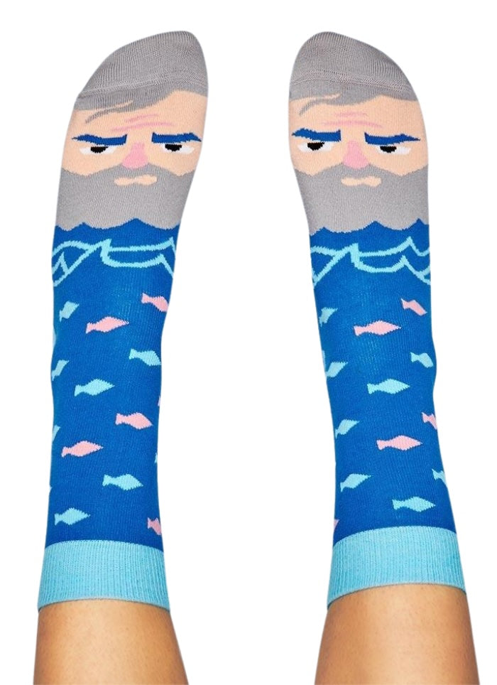 Ernestoe Hemingway - Socks (blue)