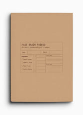 Fast Brain Friend planner from Creators Friend