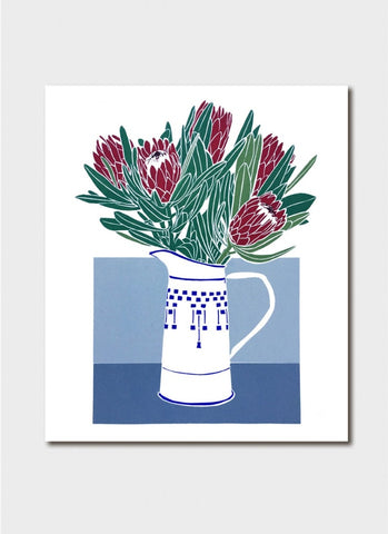 Fleur Rendell art card - The French Jug