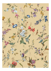 Floral pattern on a beige background