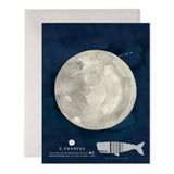 E. Frances Christmas Card - Santa Moon