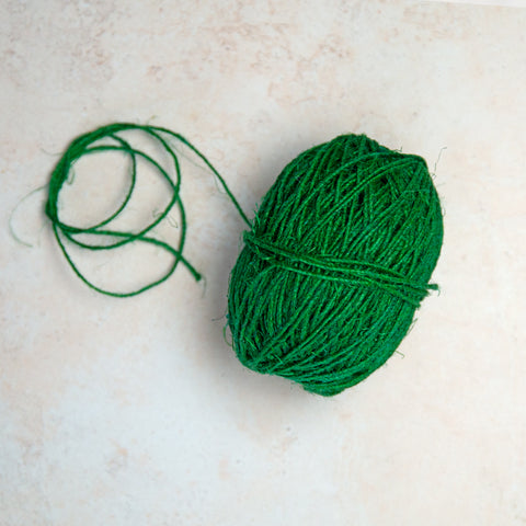 Fair Trade Handspun Hemp Twine - Green