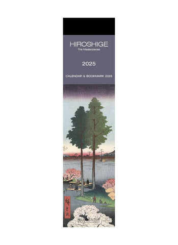 Hiroshige Bookmark Calendar 2025
