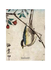 Book cover with a bird illustration and 'Hiroshige 2027' text, featuring Allaluna branding.