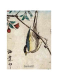 Book cover with a bird illustration and 'Hiroshige 2027' text, featuring Allaluna branding.