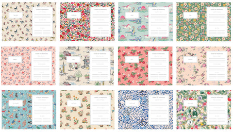 Cath Kidston A5 Large Linen Diary 2025 - Floral Ditsy - monthly overview pages