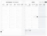 Calendar for December 2026 with a white background