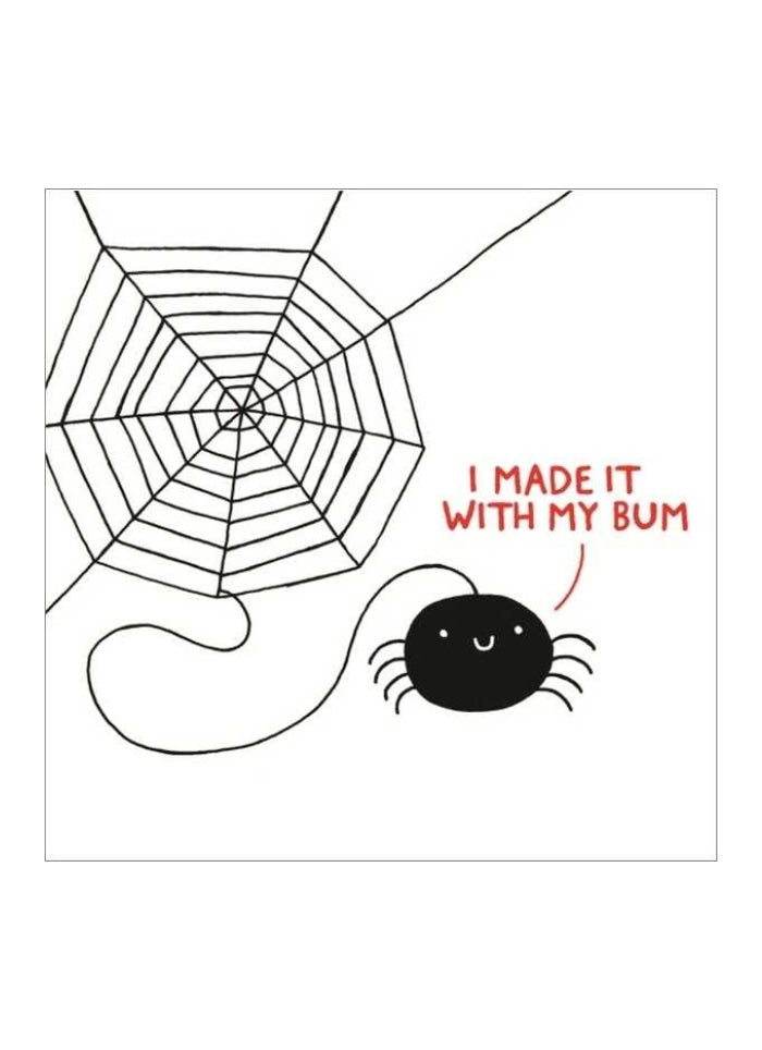 Gemma Correll Card - I Made It With My Bum