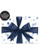Wrapping Paper Roll - Splash Indigo